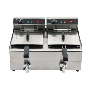 Professional Fryer 2 x 13 L with Drainage - Dynasteel: Performance and durability for your kitchen