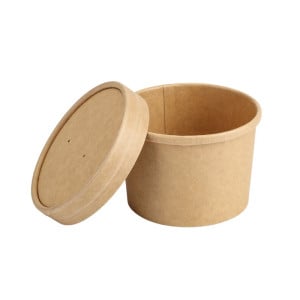 Pot à Soupe Kraft - 240 ml - Lot de 300 - Dynasteel