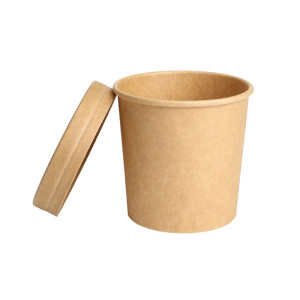 Pot à Soupe Kraft - 360 ml - Lot de 300 - Dynasteel