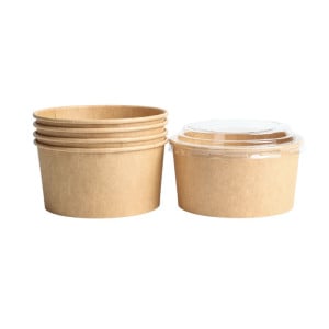 Kraft Salatschüssel 1000 ml Ø 150 mm - Packung mit 300