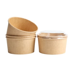 Kraft Salatschüssel 1000 ml Ø 150 mm - Packung mit 300