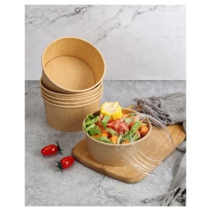 Kraft Salatschüssel 1000 ml Ø 150 mm - Packung mit 300