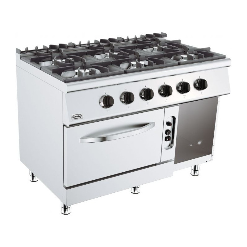 Professional 700 Gas Oven with 6 Burners - CombiSteel