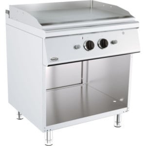 Gasgrillplatte Chrom auf Schrank - Serie 700 - 800 mm - CombiSteel