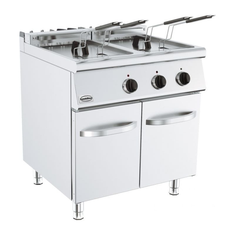 Electric Fryer on Stand - Series 700 - 2 x 18 L - CombiSteel