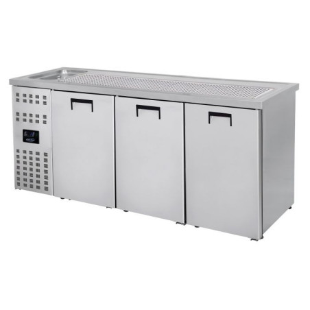 3-Door Beer Cooler - Left Tap - CombiSteel