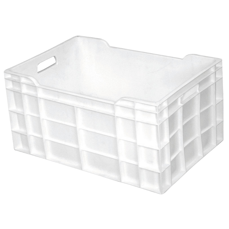 Full Crate 60 L - 600 x 400 - White - Gilac Full Crate 60 L - 600 x 400 - White - Gilac