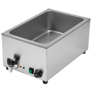 Bain-Marie Pro GN 1/1 20 L 1200 W Stainless Steel with Drain