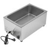 Bain-Marie Pro GN 1/1 20 L 1200 W Edelstahl mit Ablass