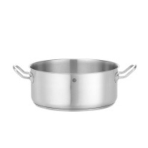 Edelstahl-Topf ohne Deckel - Kitchen Line - 7,3 L - ø 280 mm - Hendi