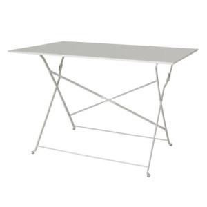 Table de Terrasse Pliable Grise - 1100 x 700 mm - Bolero