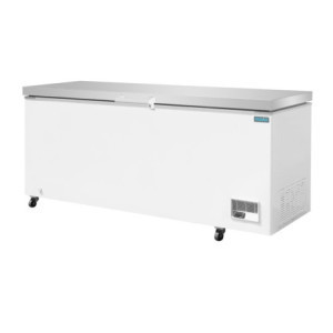 Congélateur Coffre avec Couvercle Inox - 587 L - Polar