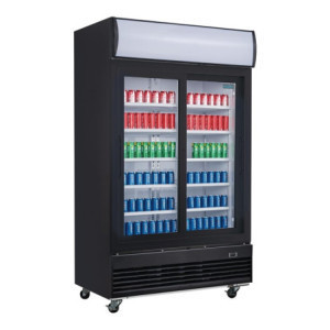 Refrigerated Display Cabinet for Drinks - Sliding Doors - 950 L - Polar