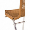 Rattan- und Alu-Sessel - 2er-Set - Generalüberholt