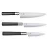 Set of 3 Wasabi Black Knives - Professional cutting Kai Wasabi Black Knives - Japanese precision