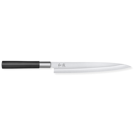 Messer Yanagiba Wasabi Black 21 cm KAI - Präzises Schneiden für Fisch, Sushi und Sashimi