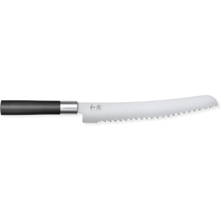 Wasabi Black 23 cm KAI Bread Knife: perfect cutting and optimal comfort