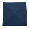 Parasol Carré Bleu Marine - L  2500mm  - Bolero