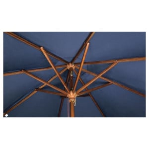 Parasol Carré Bleu Marine - L  2500mm  - Bolero