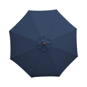 Parasol Rond Bleu Marine - L 2500mm - Bolero