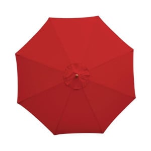 Parasol Rond Rouge - 2,5 m - Bolero