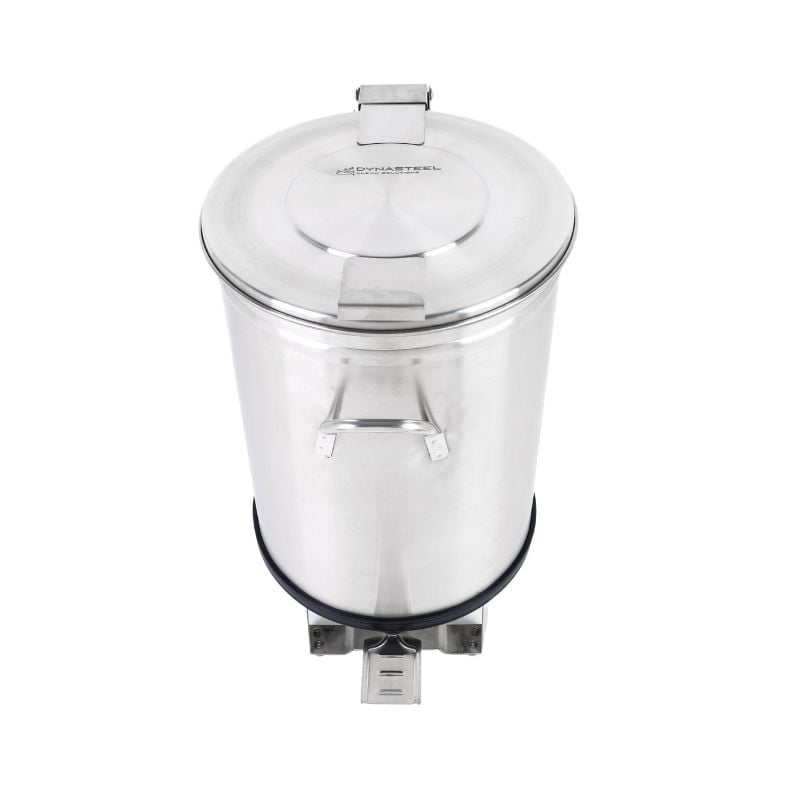 Edelstahl-Mülleimer mit Pedal - 50 L - Dynasteel Edelstahl-Mülleimer mit Pedal - 50 L - Dynasteel