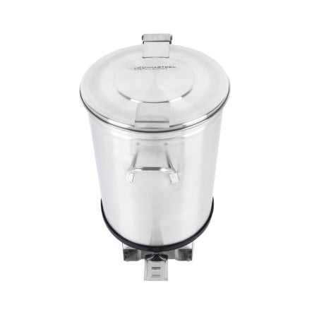 Edelstahl-Mülleimer mit Pedal - 50 L - Dynasteel