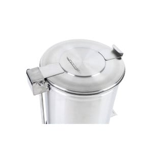 Edelstahl-Mülleimer mit Pedal - 50 L - Dynasteel
