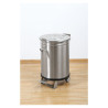 Stainless Steel Trash Can with Pedal - 100 L - Dynasteel