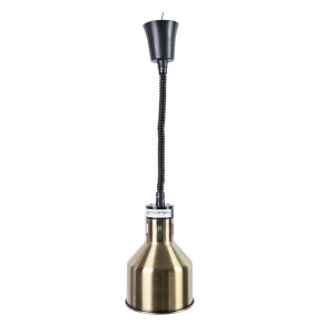 Golden Heating Lamp with Bulb - Dynasteel: Keep your food warm effectively