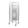 Gastronorm Scale GN 1/1 15 Levels Stainless Steel Casters