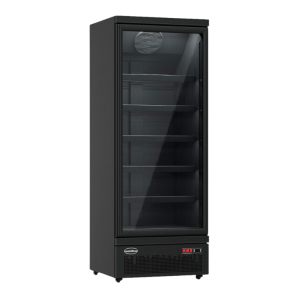 Positive Refrigerated Display Case 1 Black Door - 600 L | CombiSteel