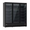 Refrigerated Display Case with 3 Black Doors - 1530 L | CombiSteel