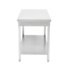 Stainless Steel Table 1600 x 600 mm with Lower Shelf — AISI 201