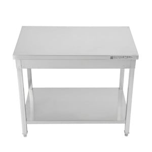 Stainless Steel Table 1200x700 mm with Lower Shelf — Pro CHR