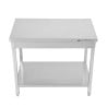 Stainless Steel Table 1200x700 mm with Lower Shelf — Pro CHR