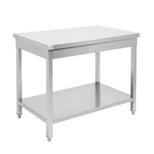 Stainless Steel Table 1200x700 mm with Lower Shelf — Pro CHR