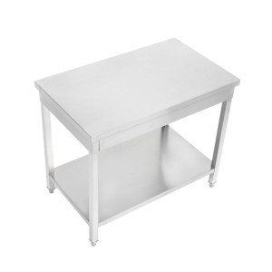 Tisch Edelstahl 1200x700 mm mit Unterregal — Pro CHR