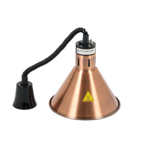 Dynasteel Copper Cone Heat Lamp - Optimal food maintenance