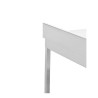 Edelstahltisch 1000x600 mm Rückwand und Unterregal