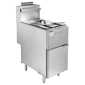 Gasfritteuse 23 L - Umschaltbar | Dynasteel - Einfache Wanne, Brenner, Propangas, Stadtgas | Gastronomie, Lieferung kostenlos