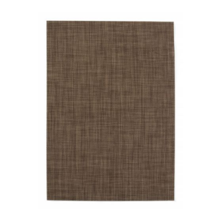 Brown PVC placemat set - Set of 6, protection and style for your tables