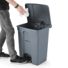 Pedal Bin - 87 L HENDI: Large capacity, hands-free operation