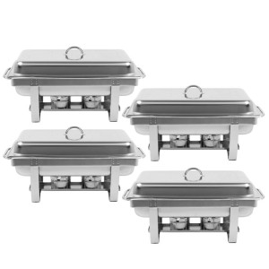 Chafing Dish GN 1/1 Eco - Set von 4 - Dynasteel