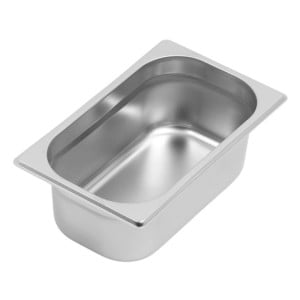 Bac Gastro GN 1/4 Inox - Tiefe 100 mm - 2,8 L - Dynasteel