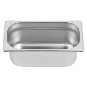 Bac Gastro GN 1/4 Inox - Profondeur 100 mm - 2,8 L - Dynasteel