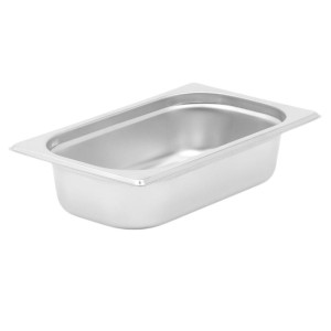 Gastro GN 1/4 Stainless Steel Tray - Depth 65 mm - 1.8 L - Dynasteel