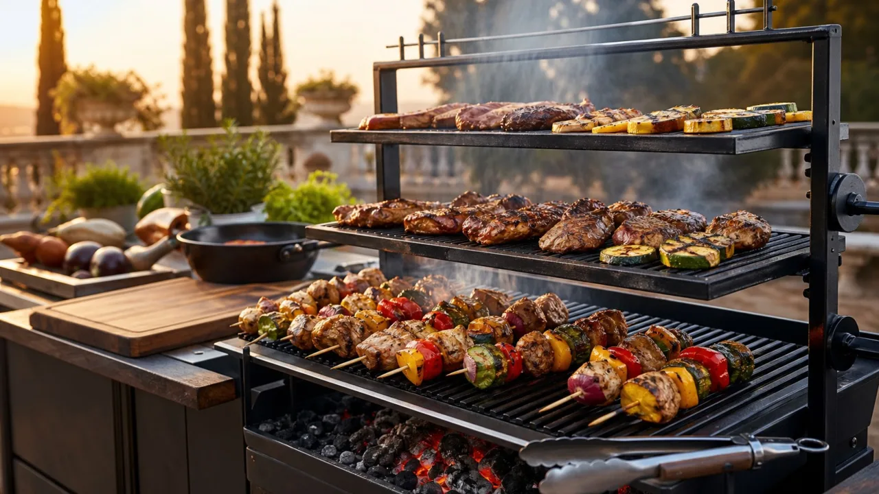 Grillen und Feuerstelle