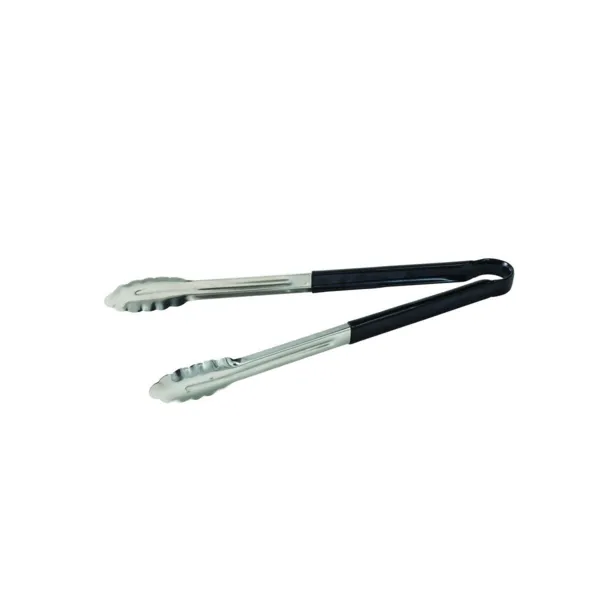 Edelstahl- und schwarze PVC-Klammer - 40 cm