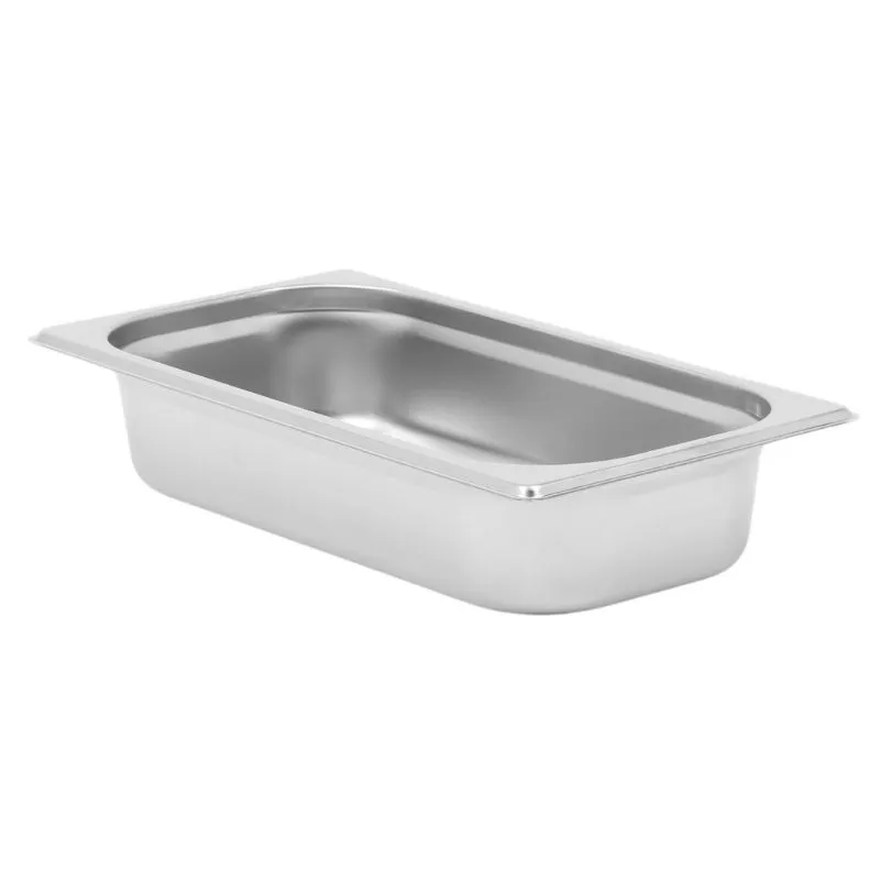 Gastrobehälter GN 1/3 Edelstahl - Tiefe 65 mm - 2,5 L